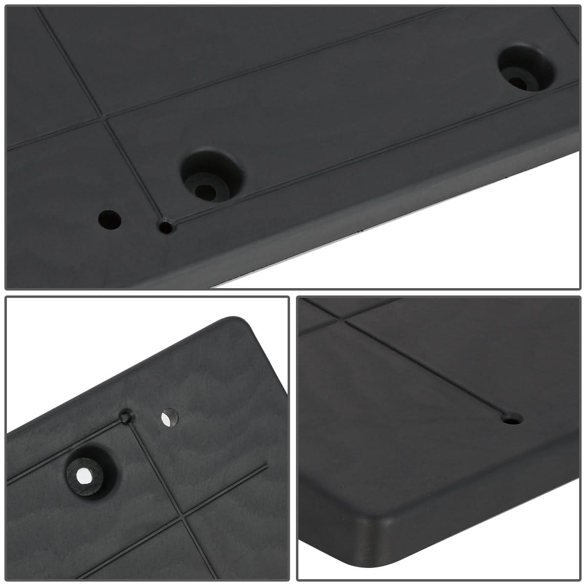 11-15 MINI Cooper License Plate Mounting Bracket Front Black
