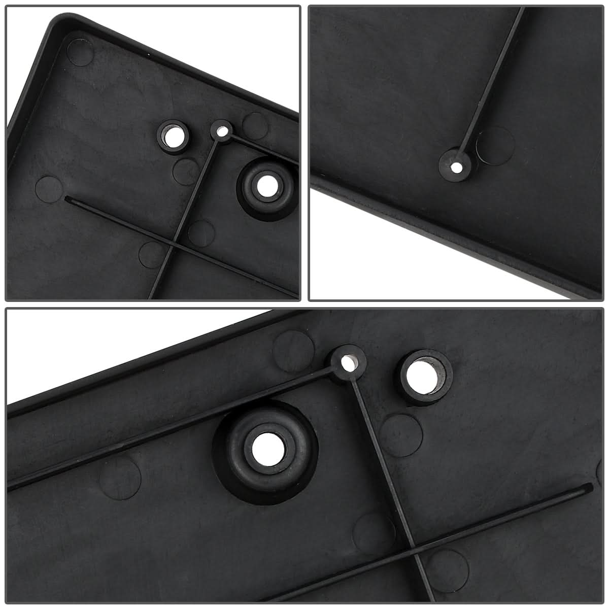 11-15 MINI Cooper License Plate Mounting Bracket Front Black