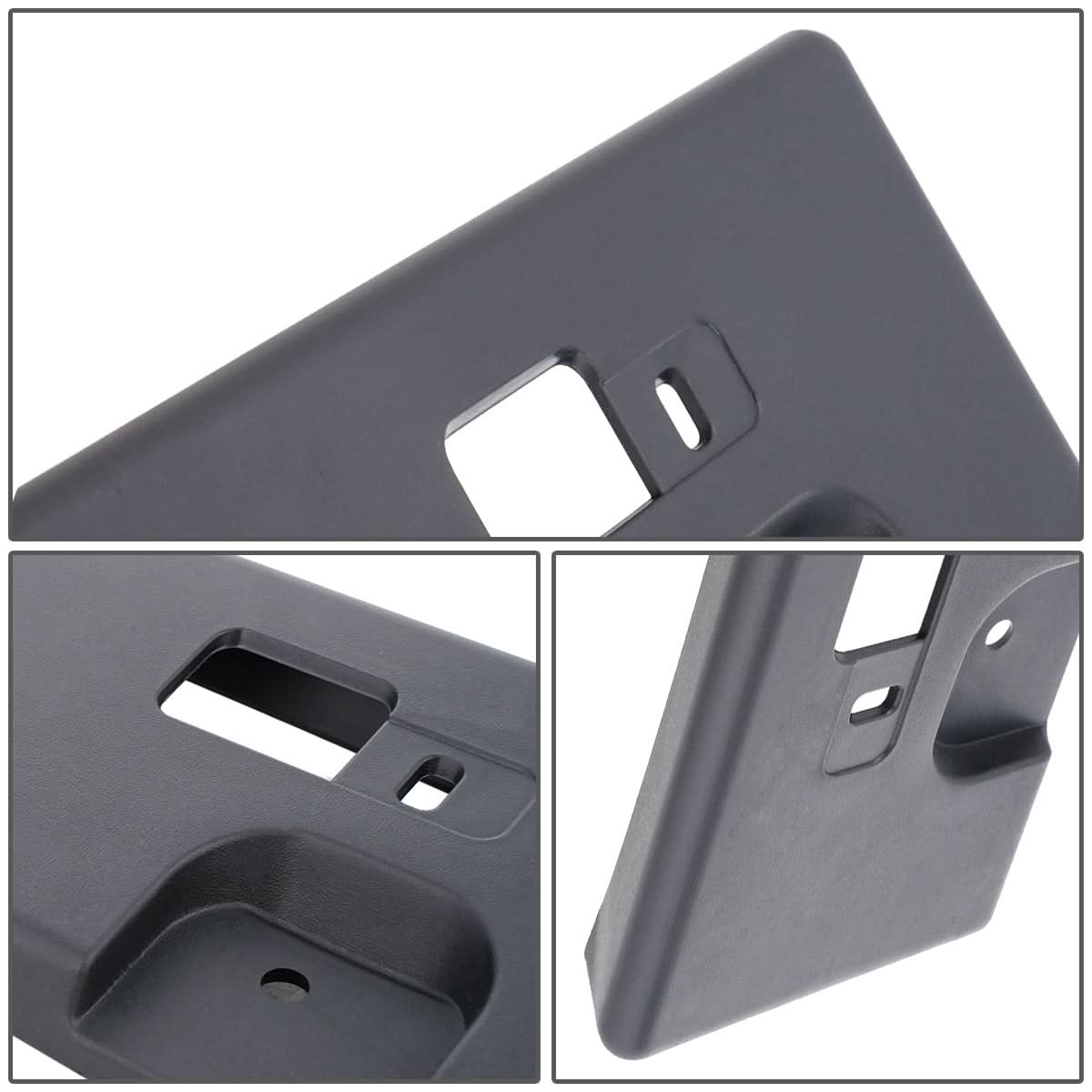 10-12 Nissan Sentra Front License Plate Mounting Bracket - Black
