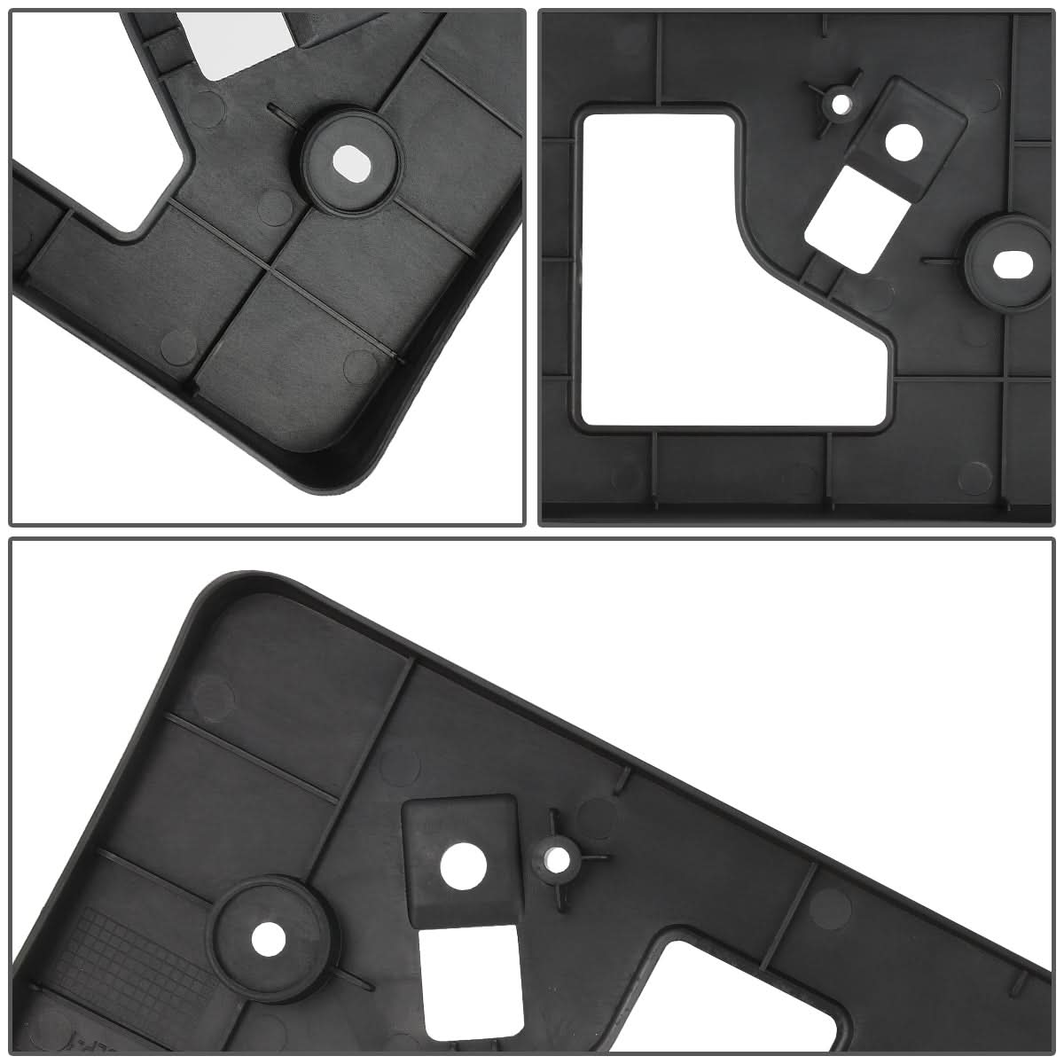 15-18 Nissan Murano Front License Plate Mounting Bracket - Black