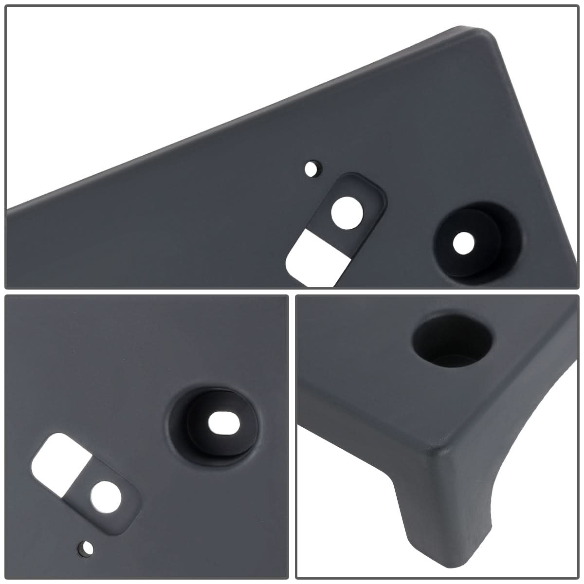 10-13 Nissan Altima Coupe Front License Plate Mounting Bracket - Black