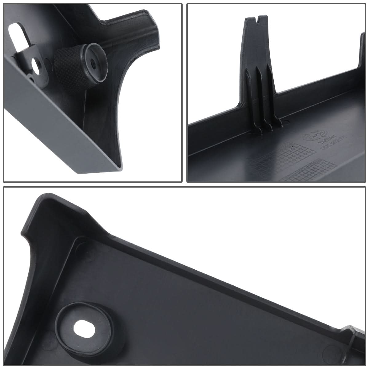 10-13 Nissan Altima Coupe Front License Plate Mounting Bracket - Black