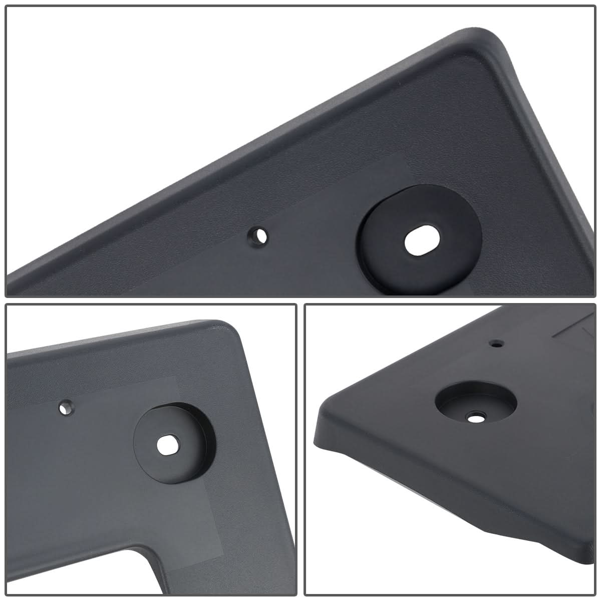 2013-2017 Nissan Leaf Front License Plate Mounting Bracket - Black