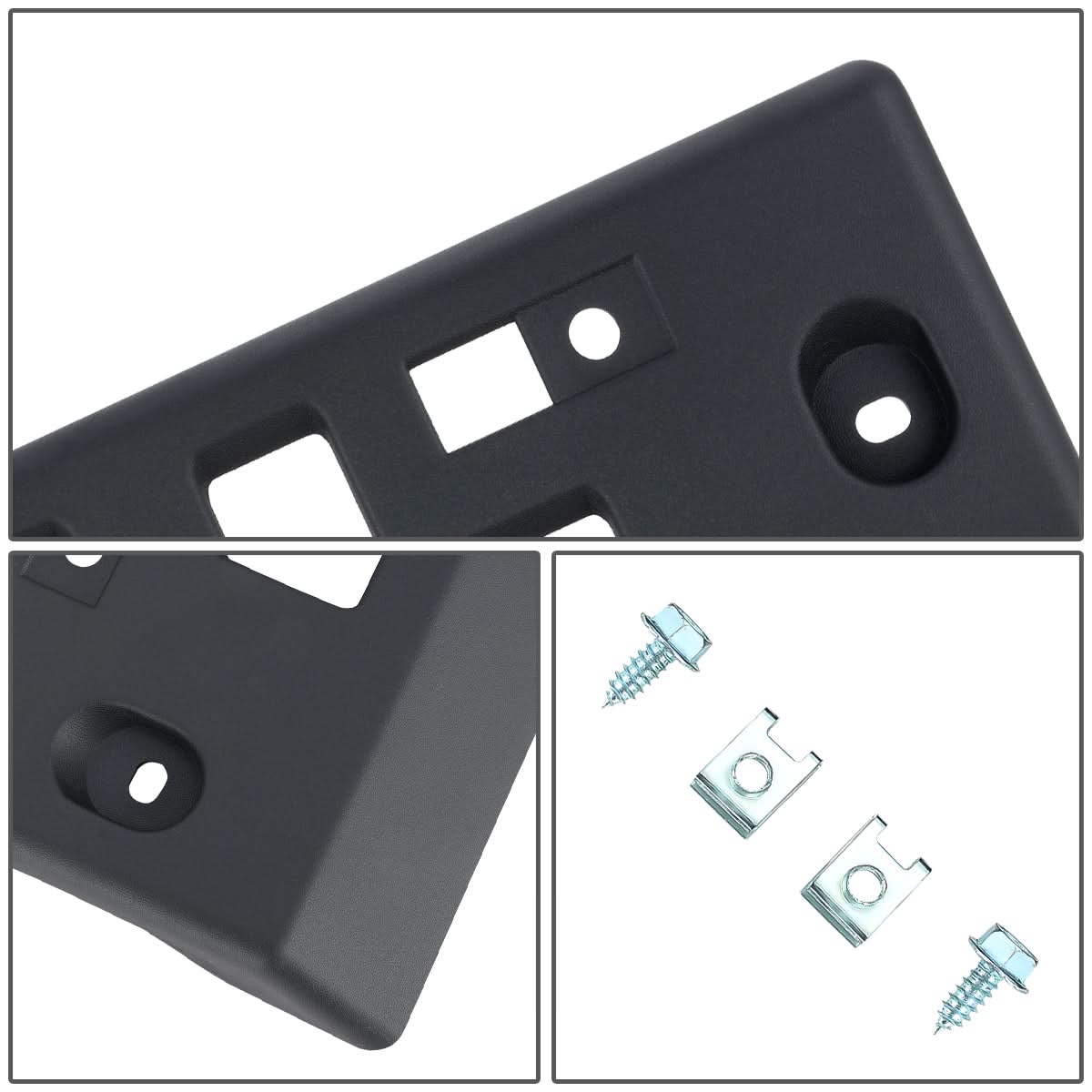2019-2020 Nissan Maxima Front License Plate Mounting Bracket - Black