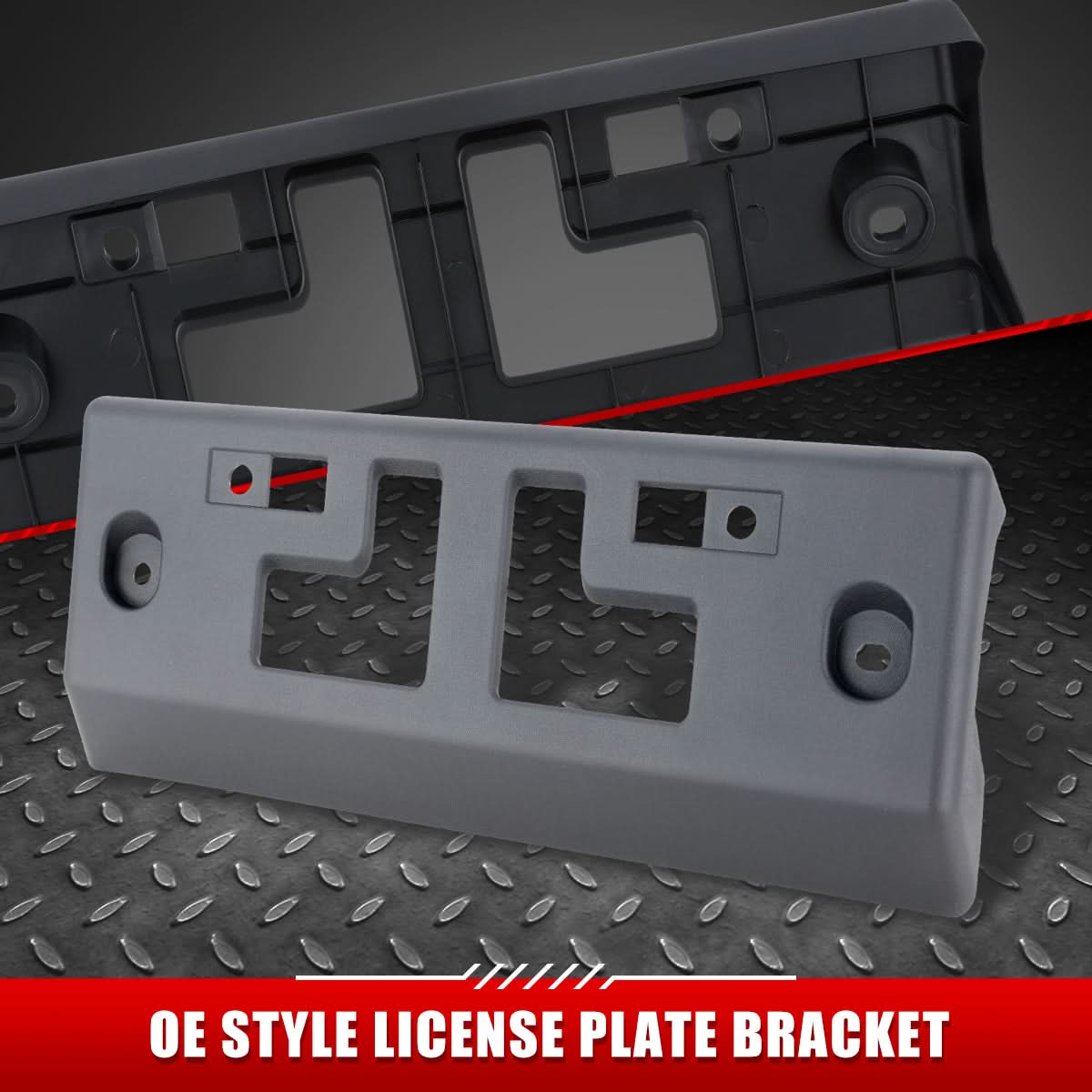 2019-2020 Nissan Maxima Front License Plate Mounting Bracket - Black