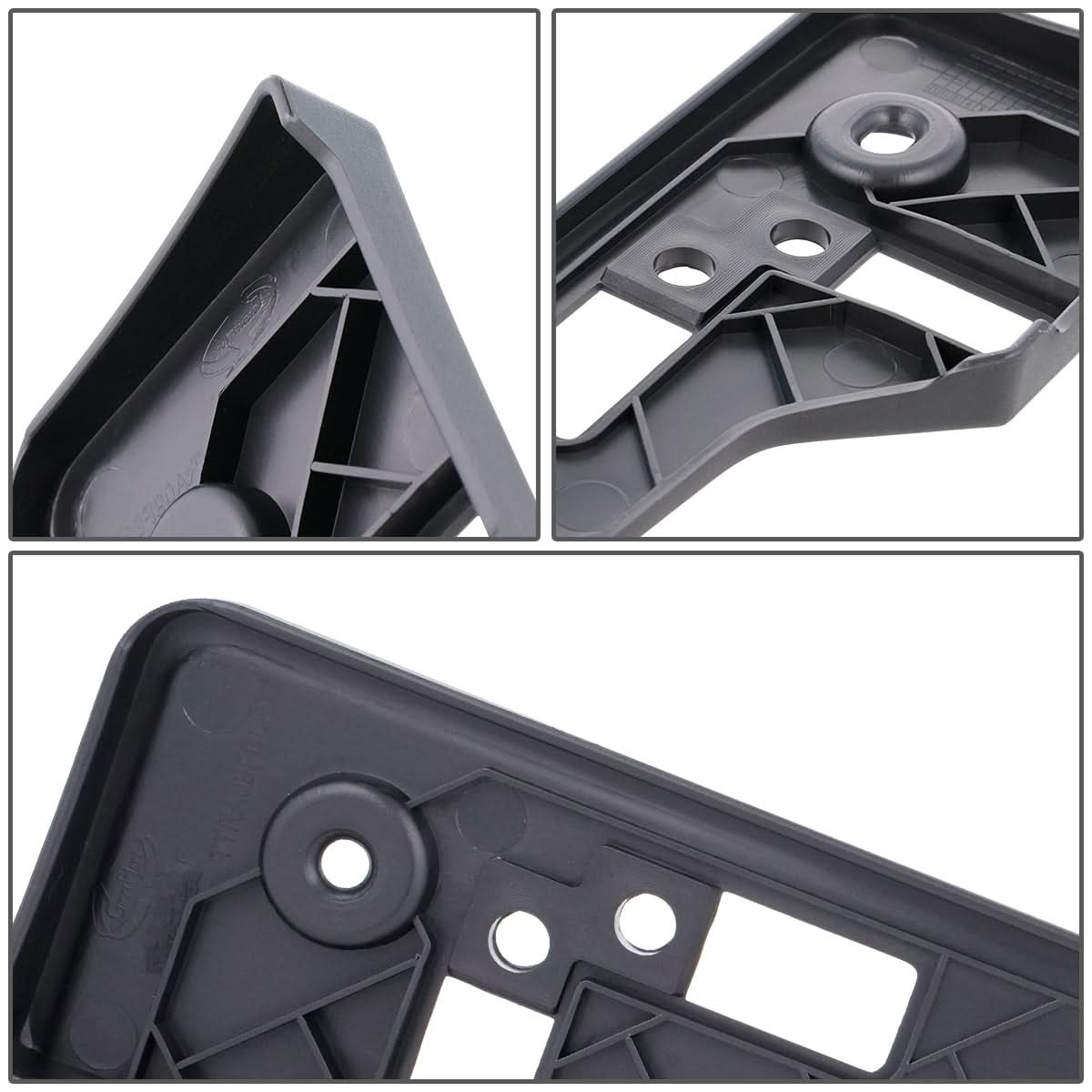 2009-2012 Toyota RAV4 Front License Plate Mounting Bracket - Black