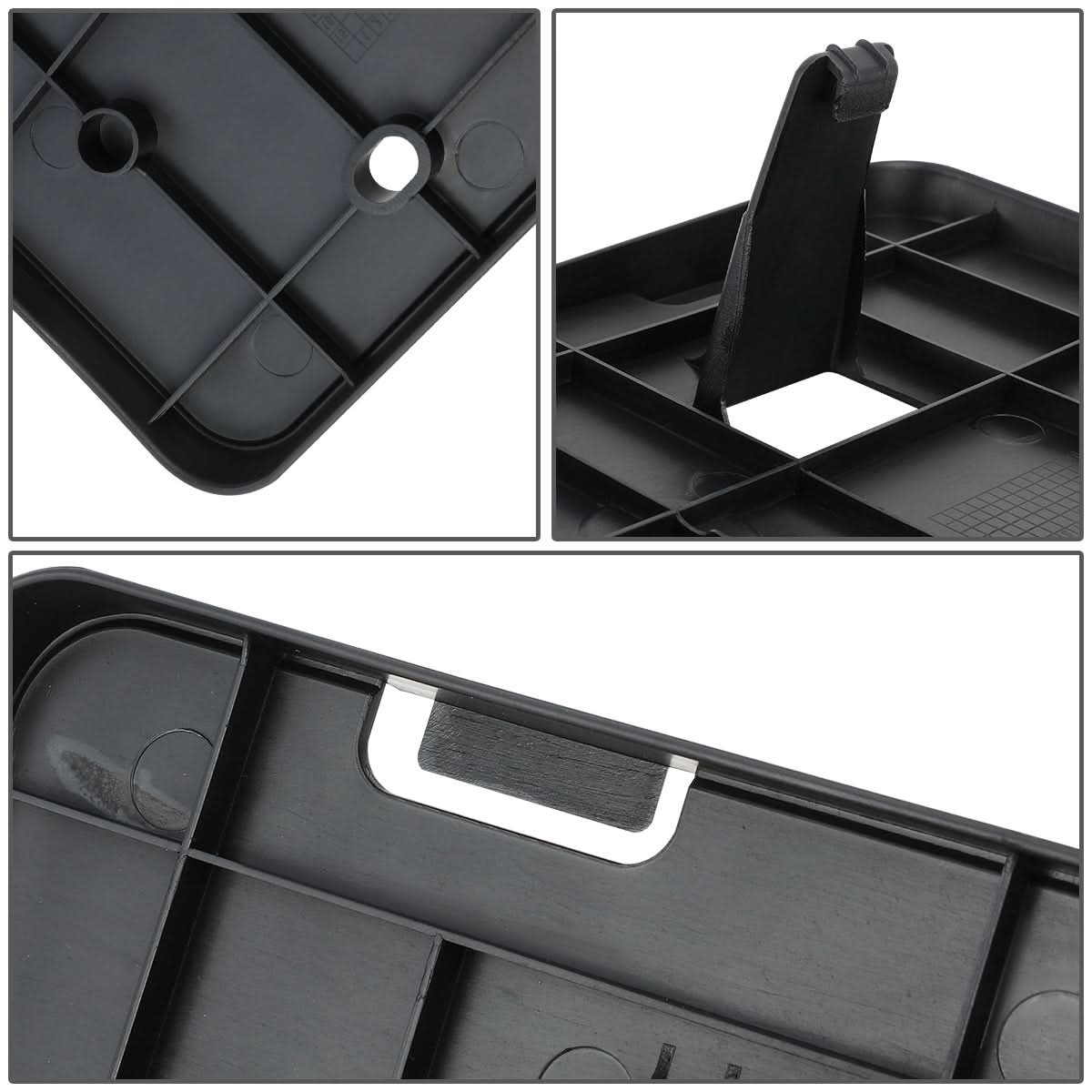 09-13 Toyota Corolla Front License Plate Mounting Bracket - Black