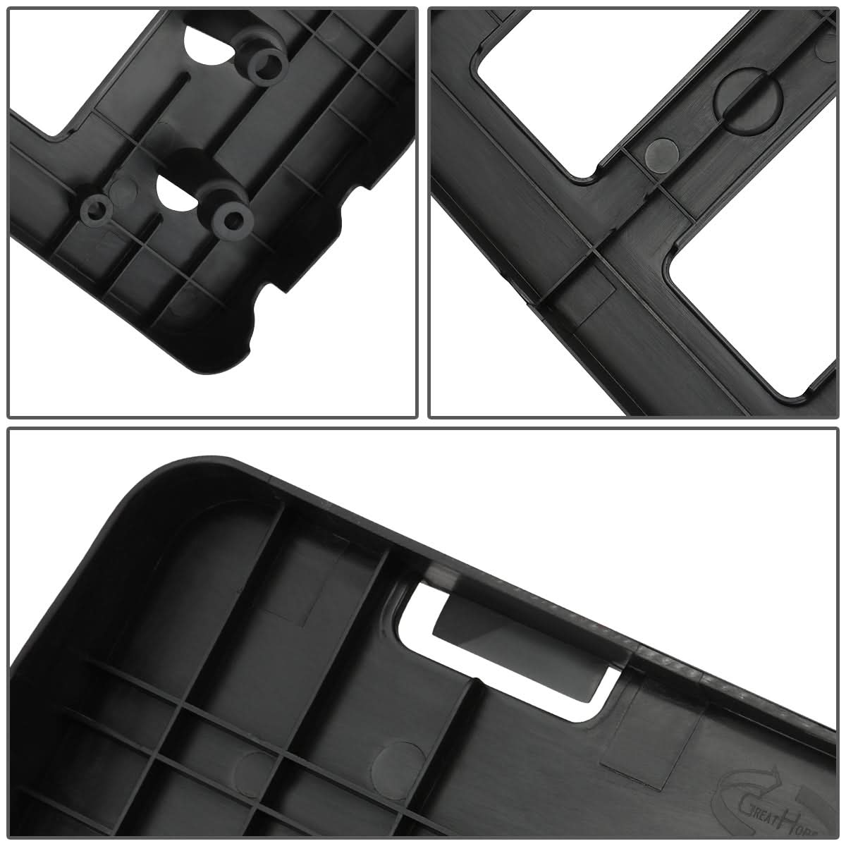 2013-2015 Toyota Avalon Front License Plate Mounting Bracket Black