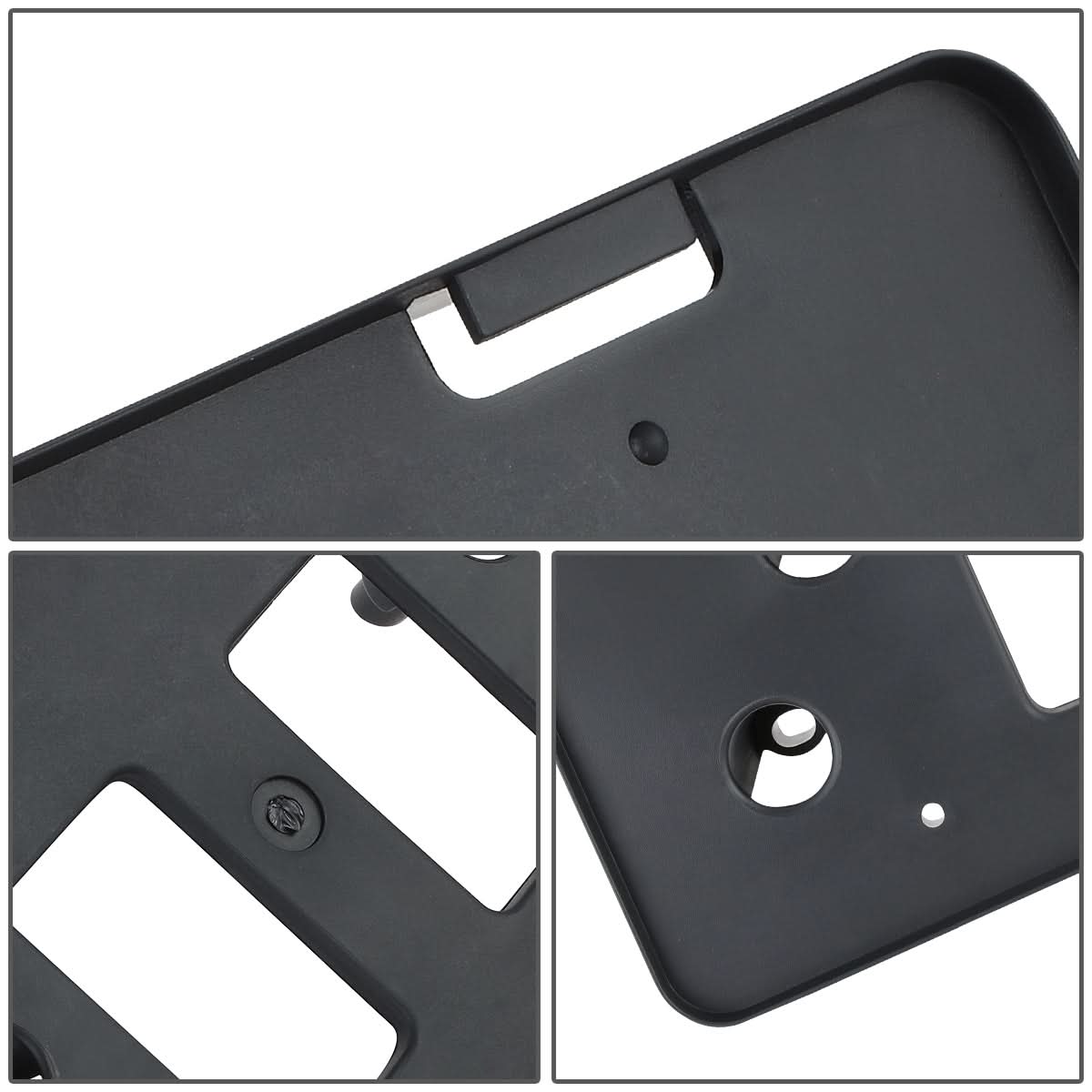15-17 Toyota Camry Front License Plate Mounting Bracket - Black