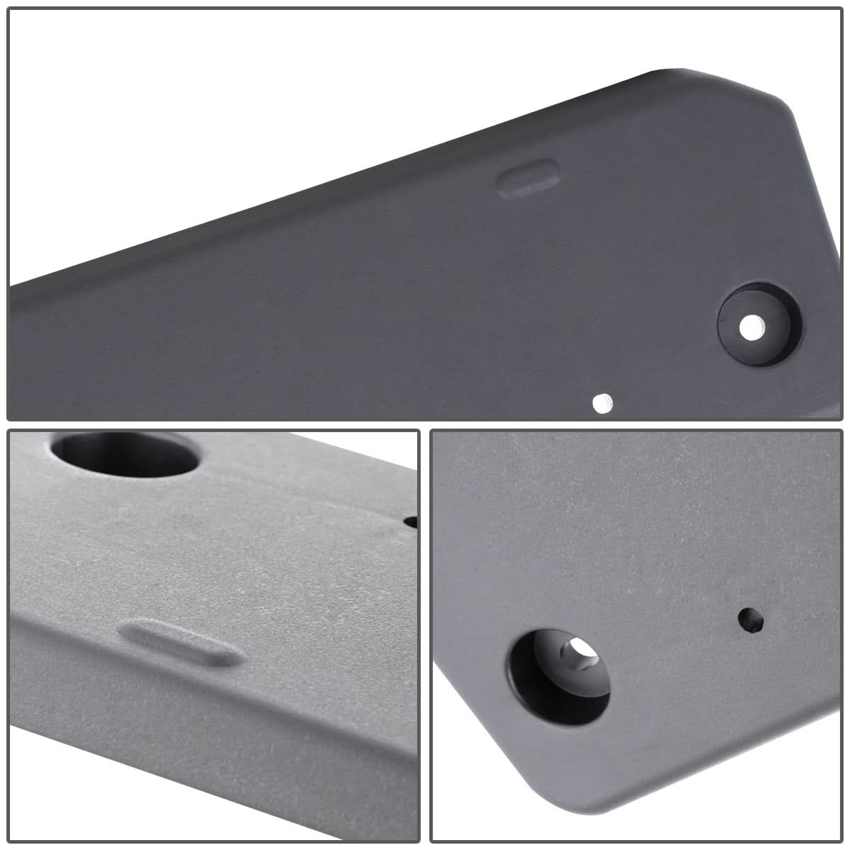 2014-2021 Toyota 4Runner License Plate Mounting Bracket - Front Black