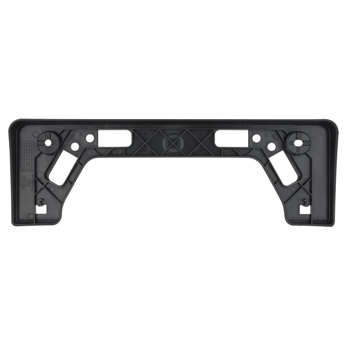2016-2018 Toyota Prius Front License Plate Mounting Bracket - Black