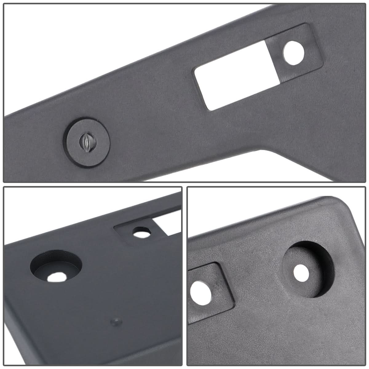 2016-2018 Toyota RAV4 Front License Plate Mounting Bracket - Black