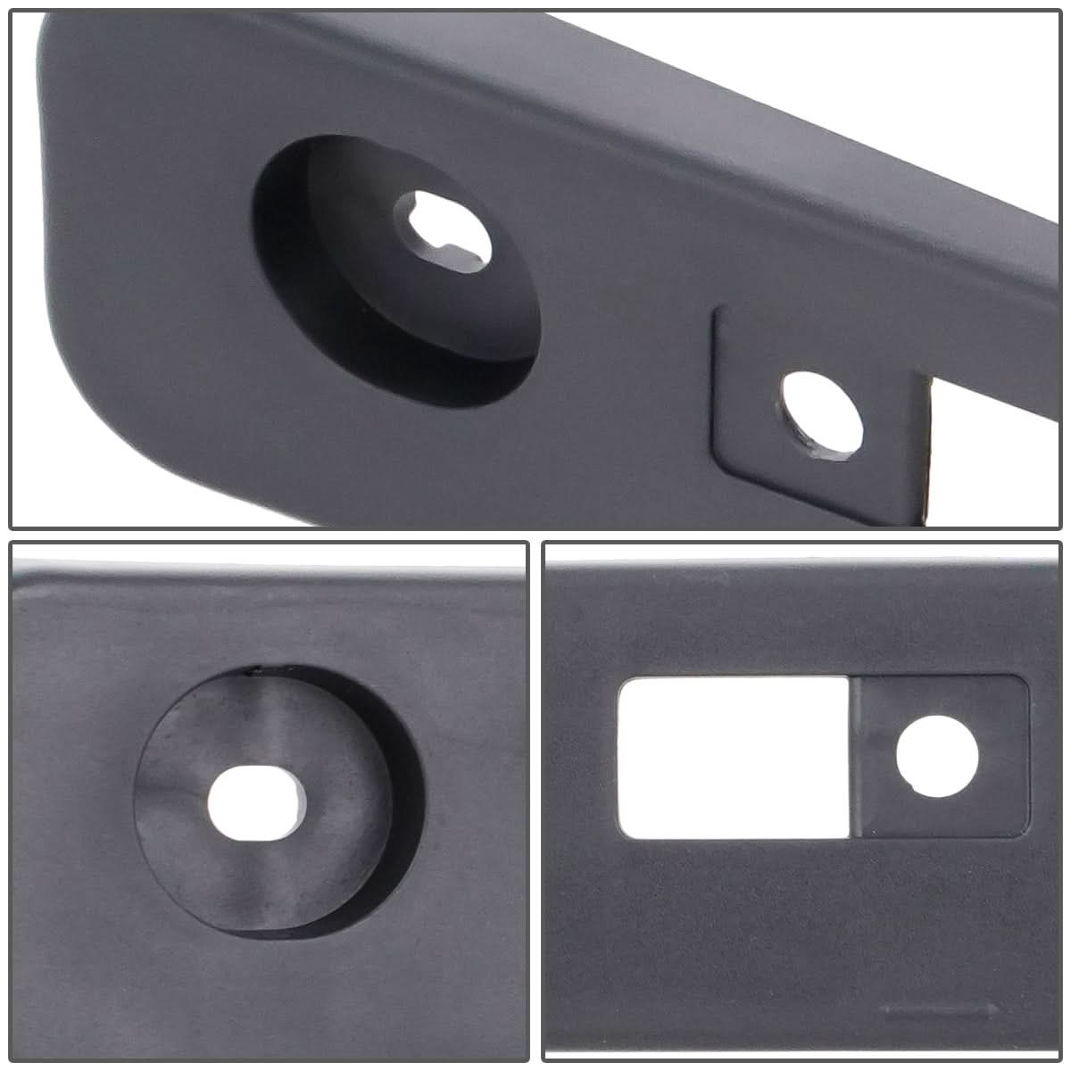 2018-2019 Toyota C-HR Front License Plate Mounting Bracket - Black