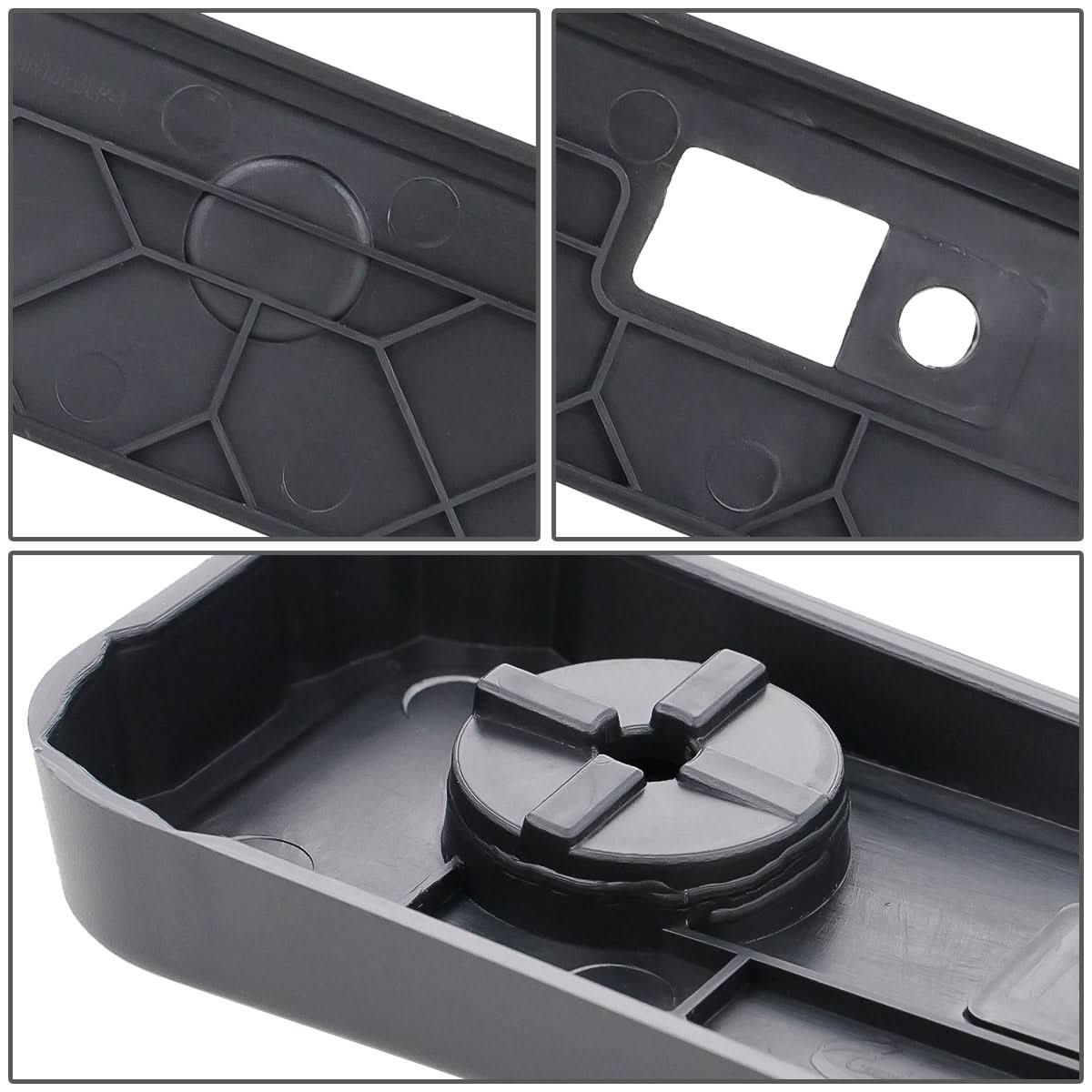 2018-2019 Toyota C-HR Front License Plate Mounting Bracket - Black