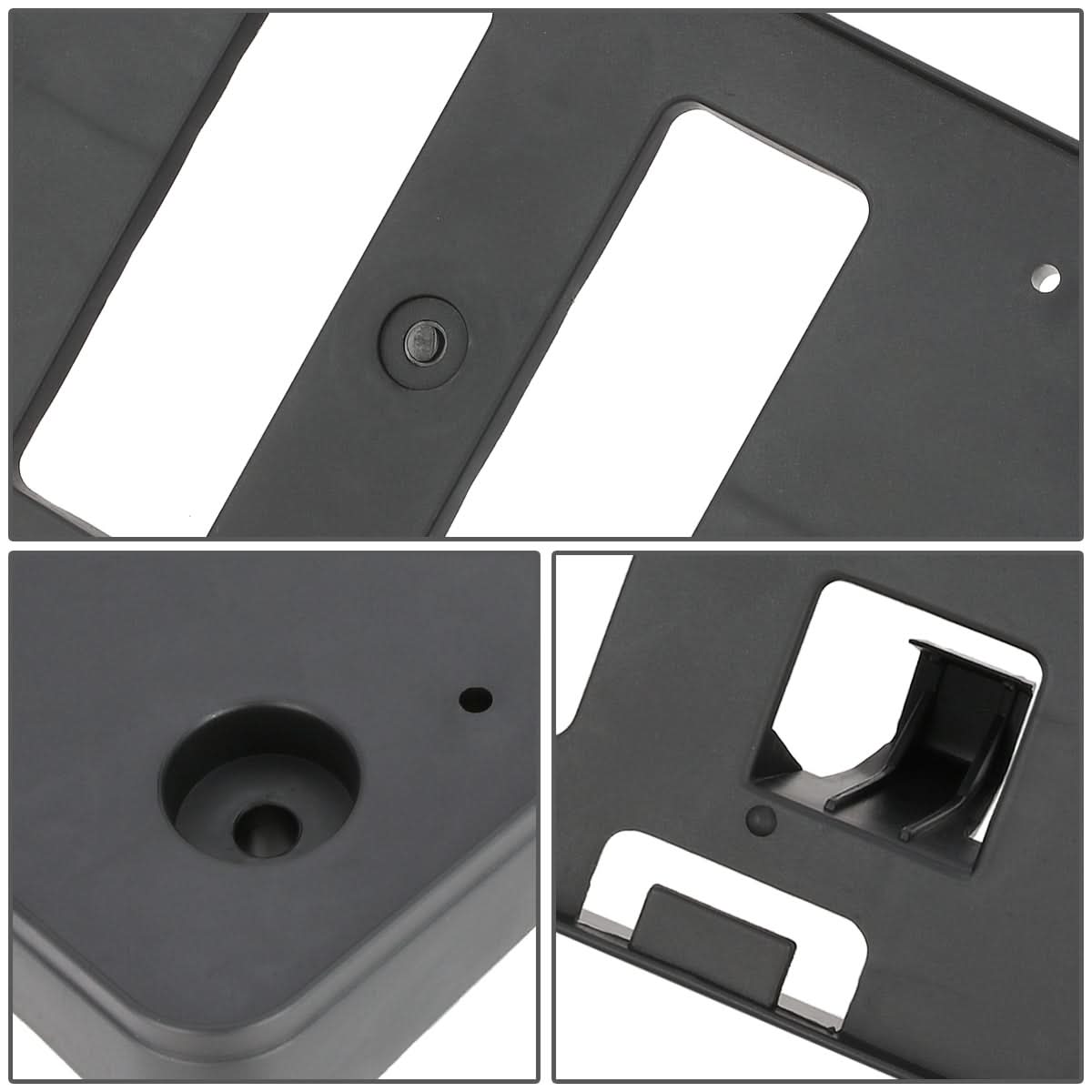 2018-2020 Toyota Camry Front License Plate Mounting Bracket Black