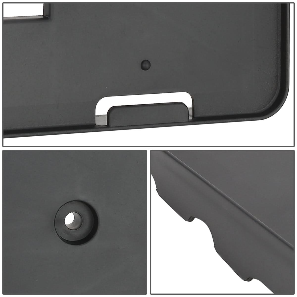 18-20 Toyota Sienna Front License Plate Mounting Bracket Black
