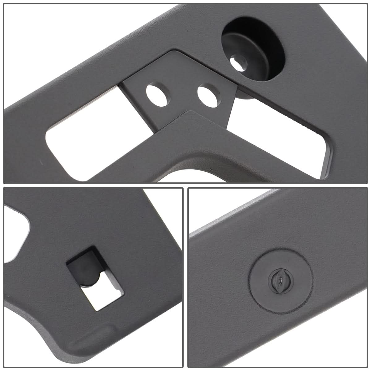 2019-2021 Toyota Prius Front License Plate Mounting Bracket - Black