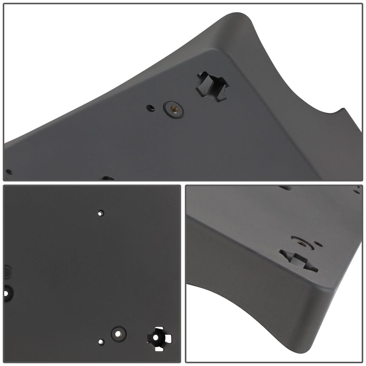 2020 Toyota GR Supra Front License Plate Mounting Bracket - Black