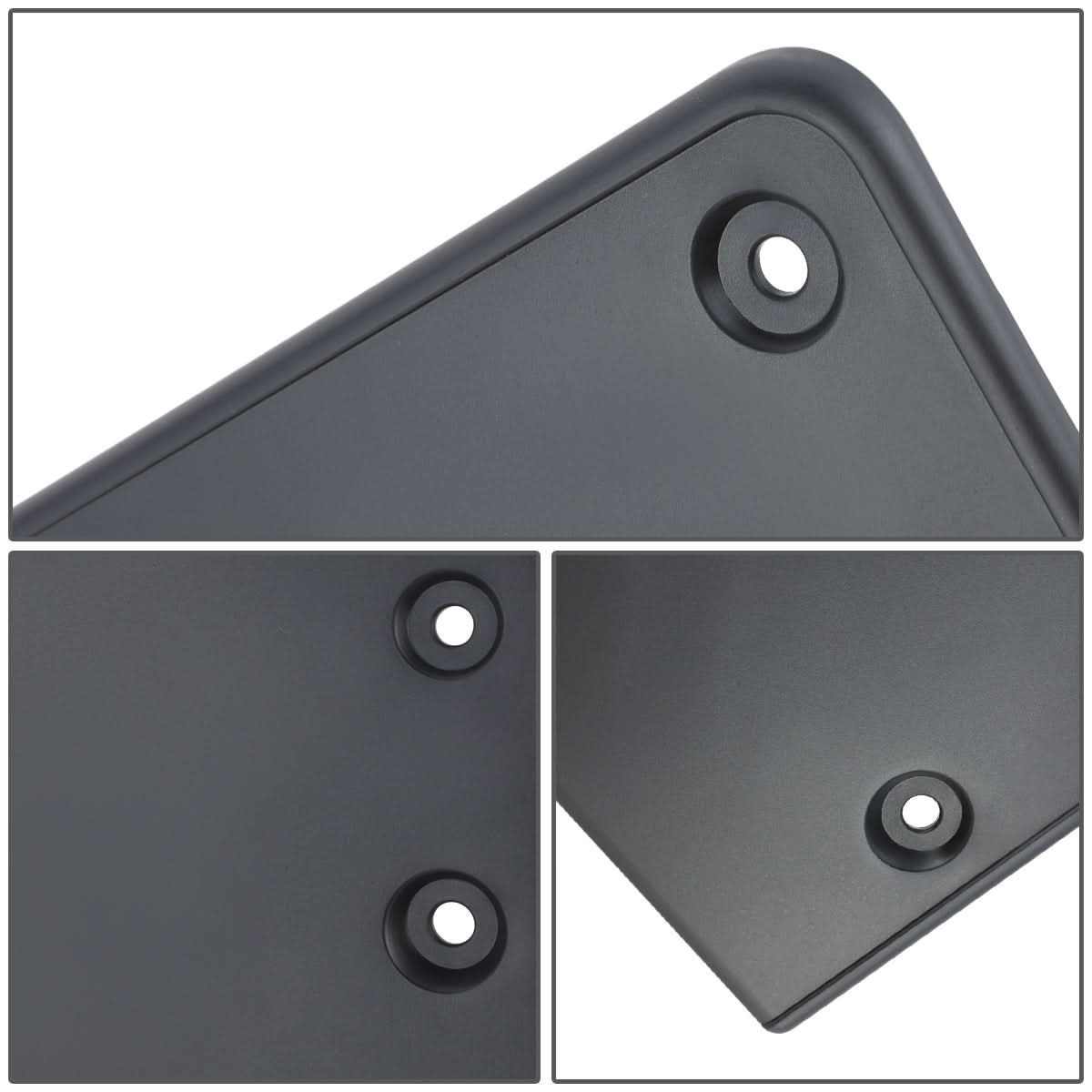 15-17 Volkswagen Golf License Plate Mounting Bracket Front Black