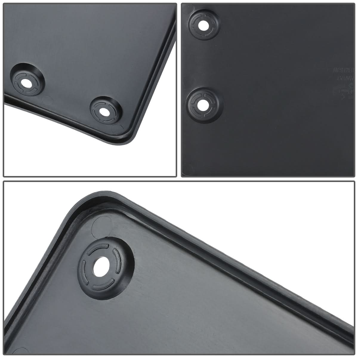15-17 Volkswagen Golf License Plate Mounting Bracket Front Black