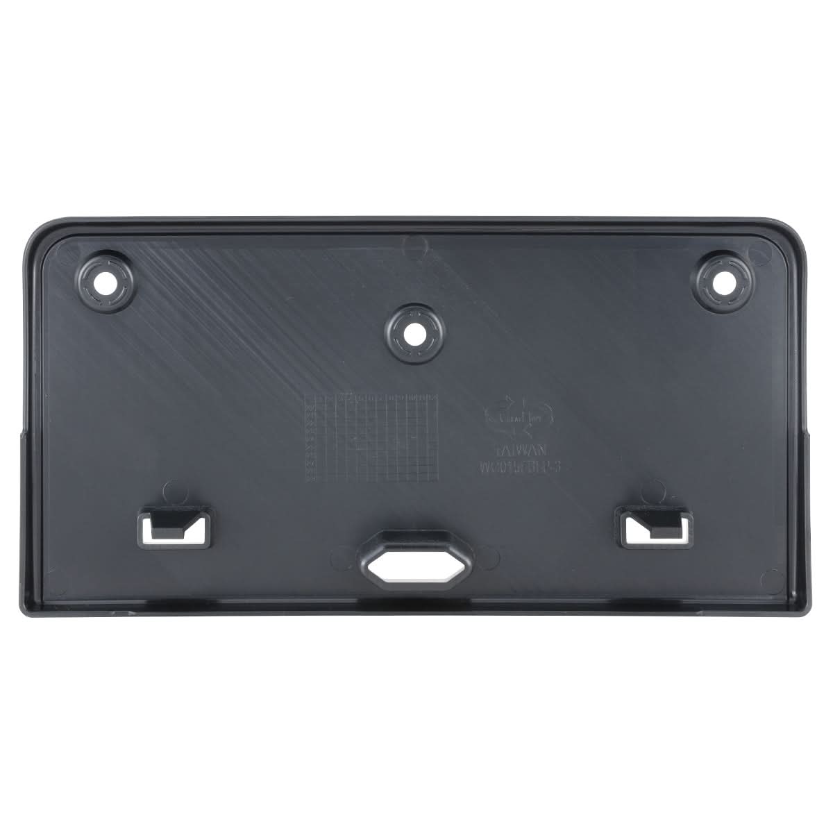 2015 Volkswagen GTI Front License Plate Mounting Bracket - Black