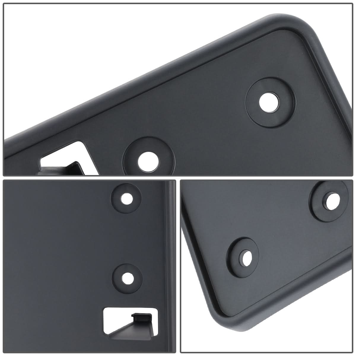 2013-2017 Volkswagen CC Front License Plate Mounting Bracket Black