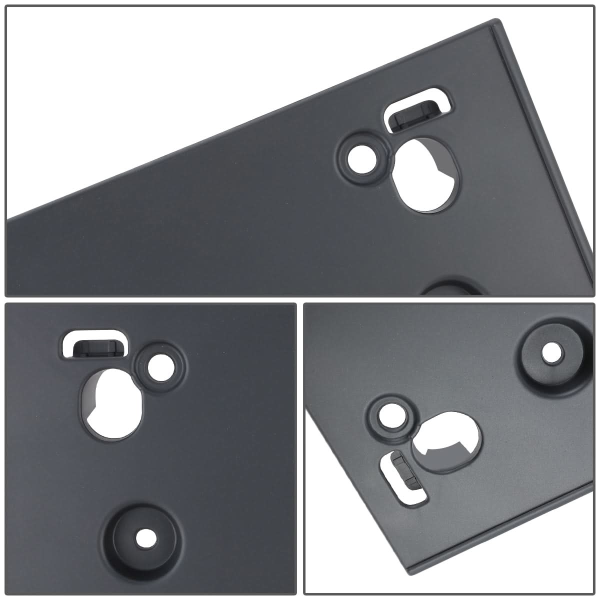 09-18 Volkswagen Tiguan Rear License Plate Mounting Bracket - Black
