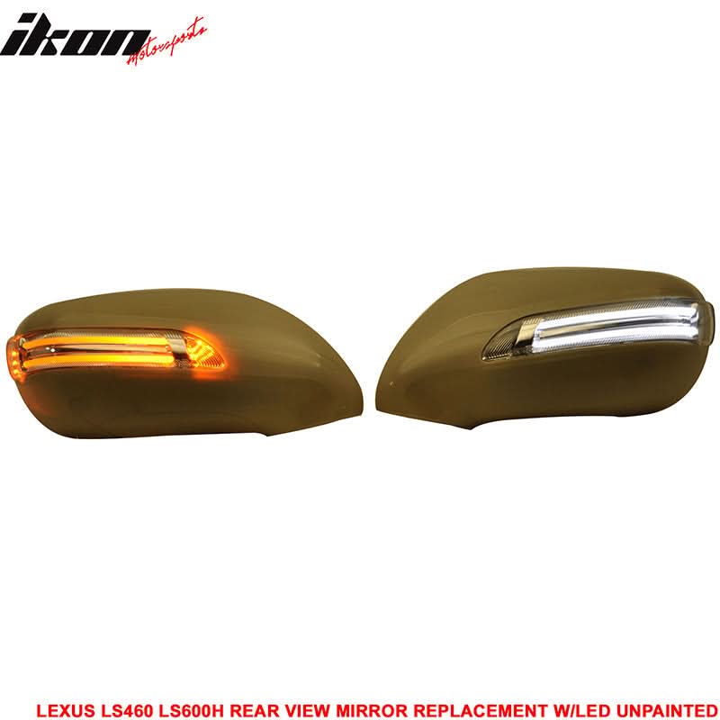 2006-2009 Lexus LS460 2007-2009 LS600H Side Mirror Outer Shell CCFL