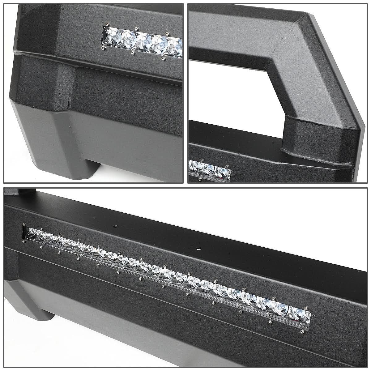 Universal Front Bumper Guard with LED Light