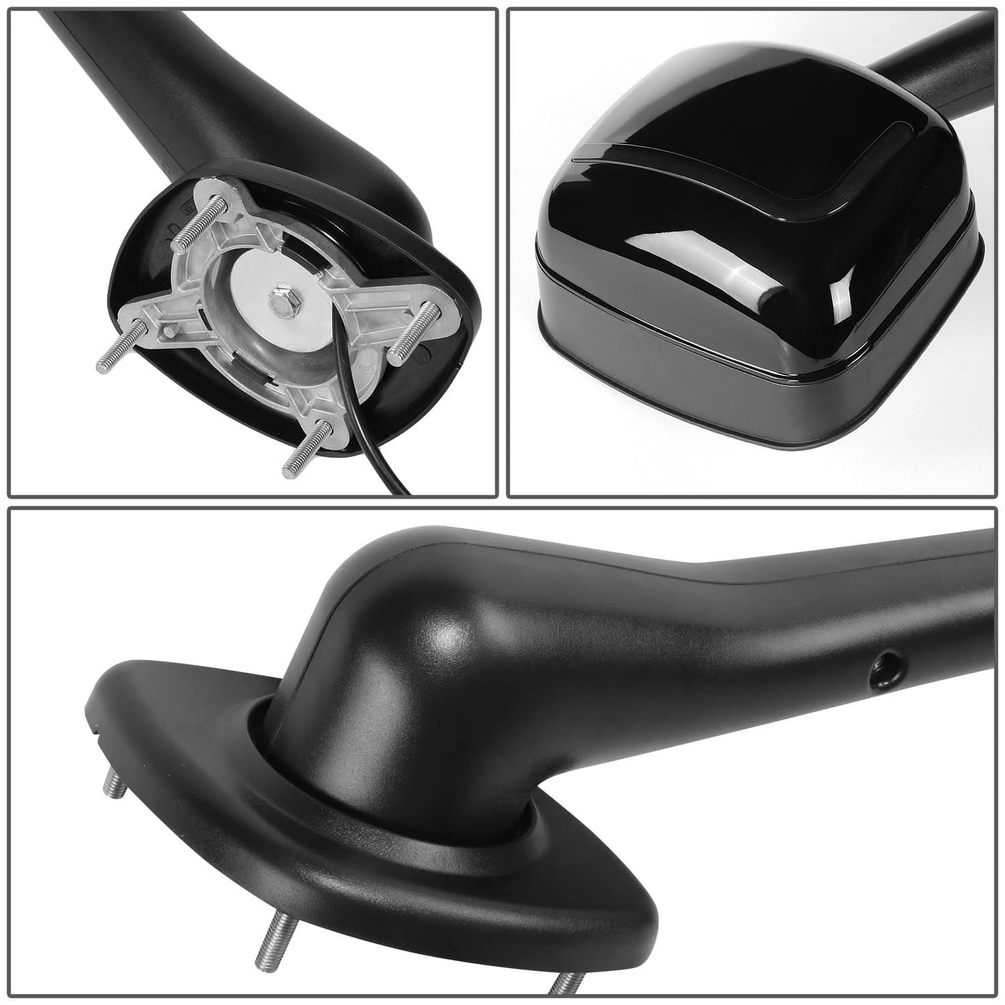 08-17 Freightliner Cascadia Manual Hood Mirror with LED Sequential Lights