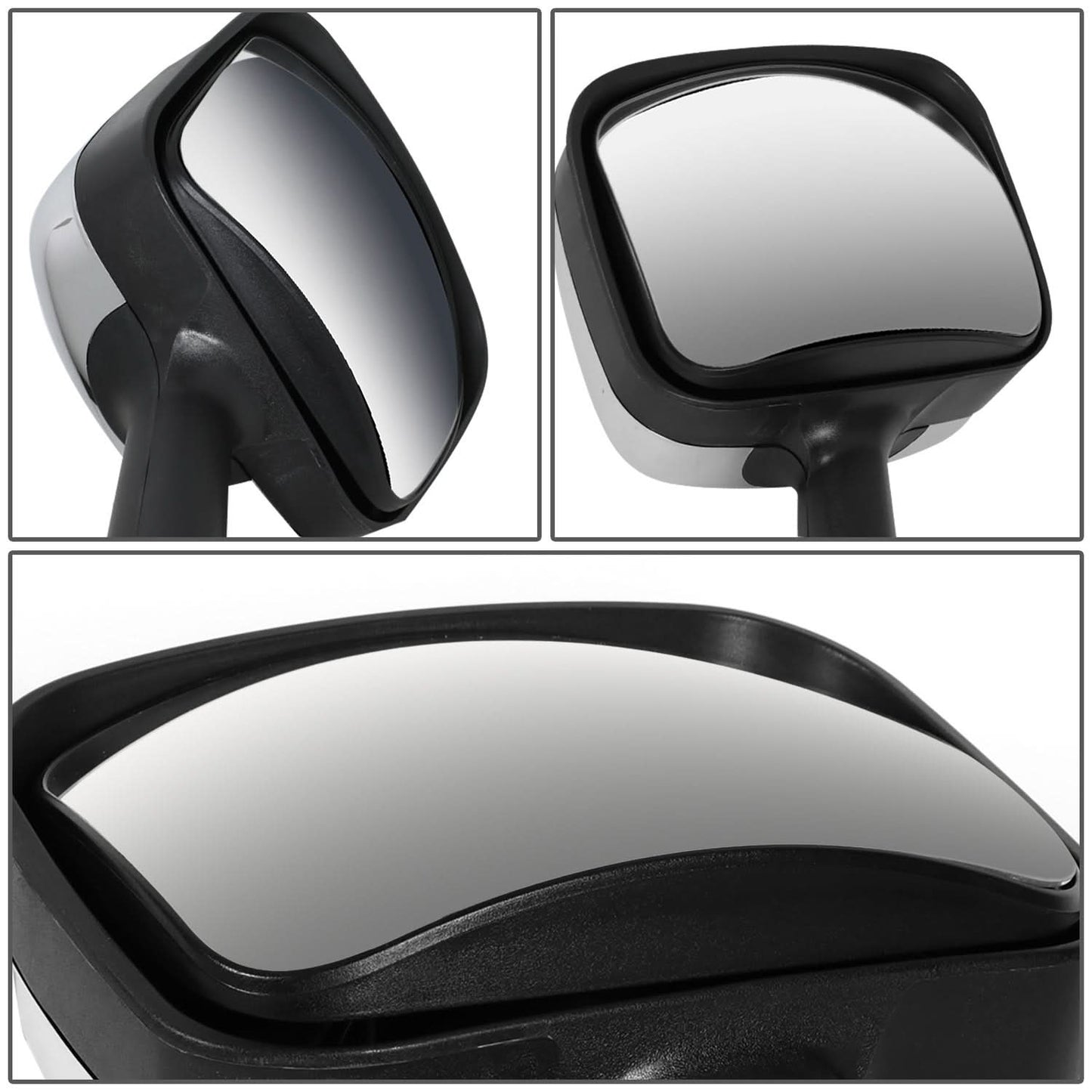 08-17 Freightliner Cascadia Manual Hood Mirror w/ Amber LED Signal