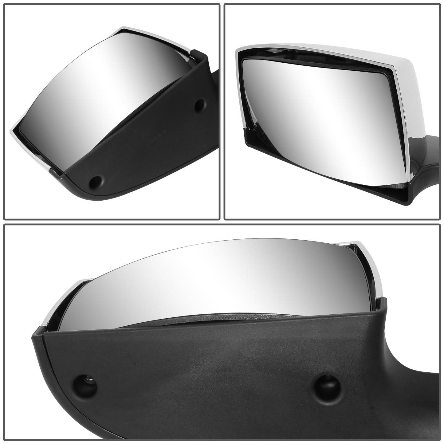 2018-2021 Volvo VNL Hood Mirror with Amber LED Arrow-Chevron