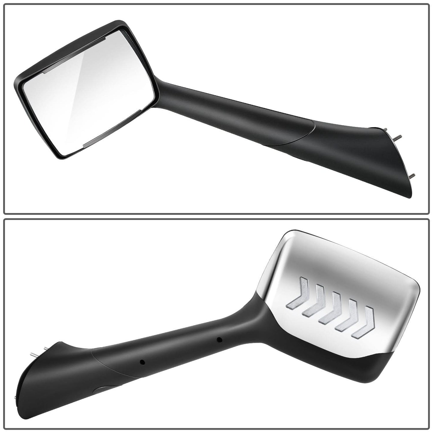 2011-2021 Peterbilt 579 587 Kenworth T680 Chevron Arrow Style LED Hood Mirror