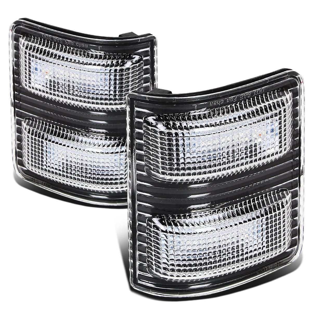 2008-2015 Ford Super Duty Towing Mirror Side Lights - Black/Amber