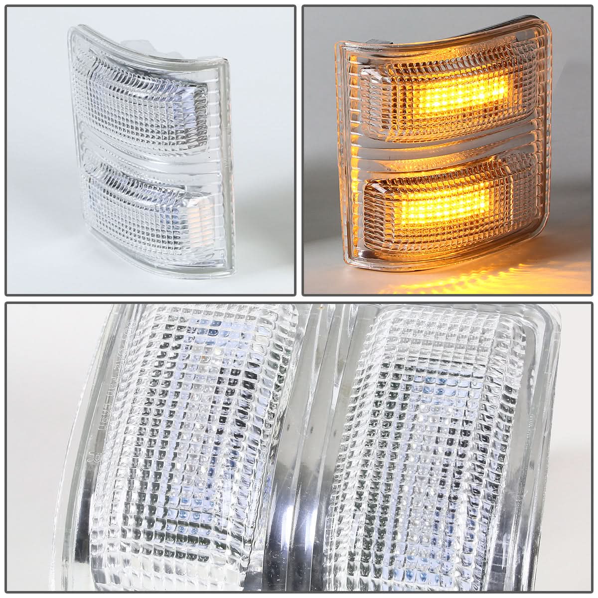 08-15 Ford F-250 F-350 F-450 F-550 Towing Side Mirror Lights Pair
