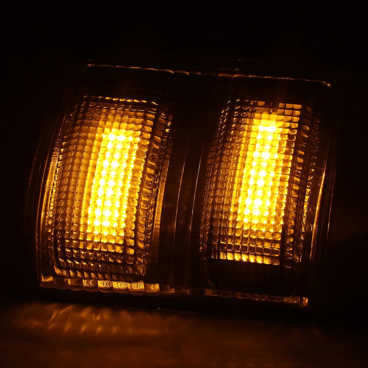 08-15 Ford F-250 F-350 F-450 F-550 Towing Mirror Side Lights Smoke Amber