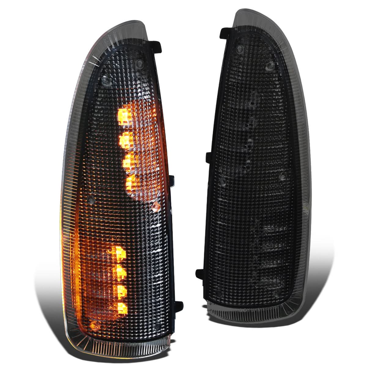 2000-2007 Ford Super Duty Side Mirror Lights - Towing Mirrors w/ Amber LED