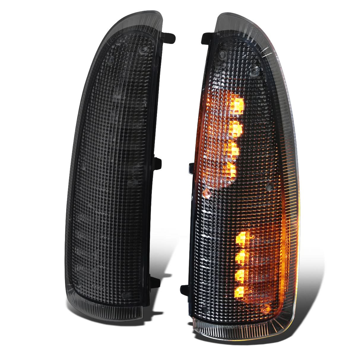 2000-2007 Ford Super Duty Side Mirror Lights - Towing Mirrors w/ Amber LED