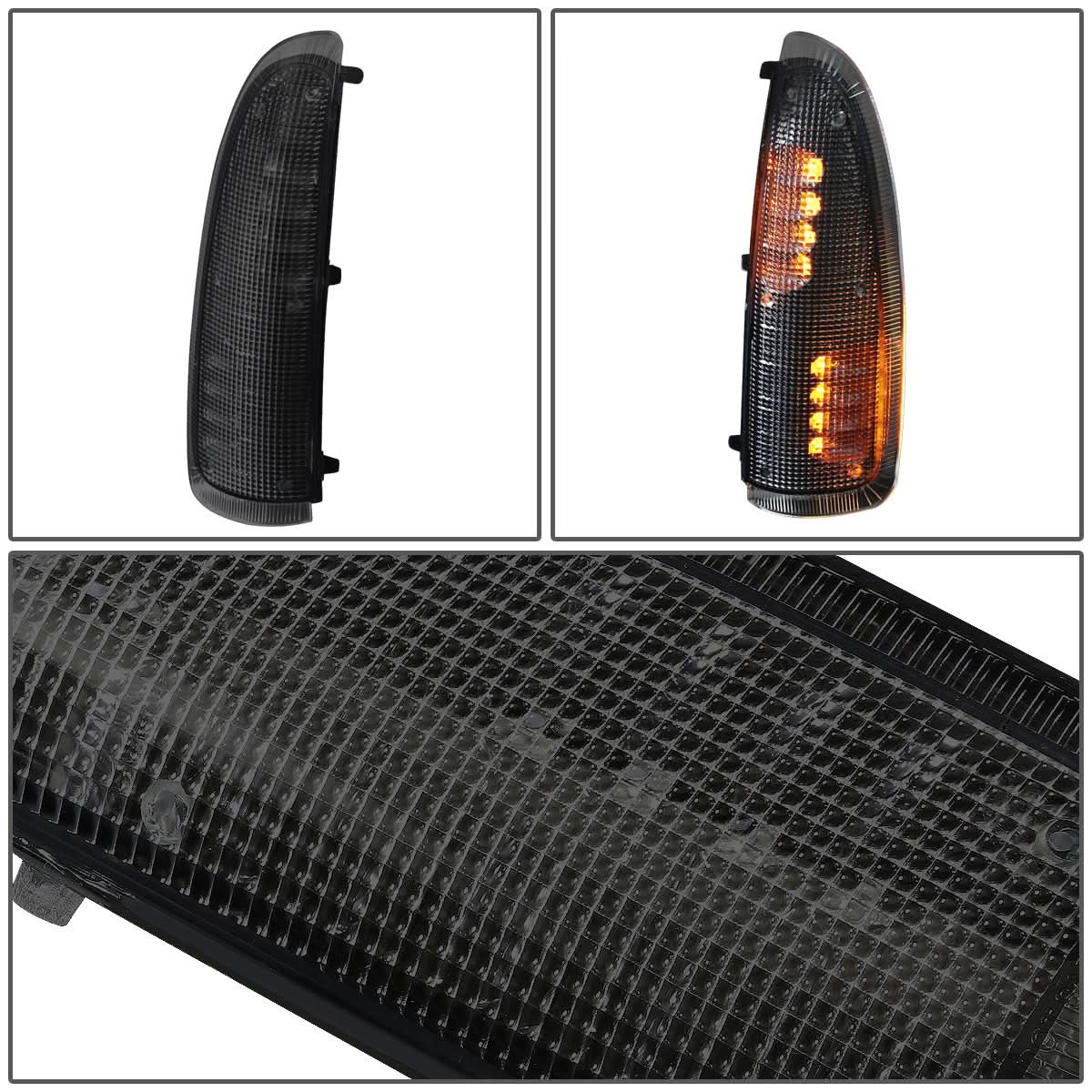 2000-2007 Ford Super Duty Side Mirror Lights - Towing Mirrors w/ Amber LED
