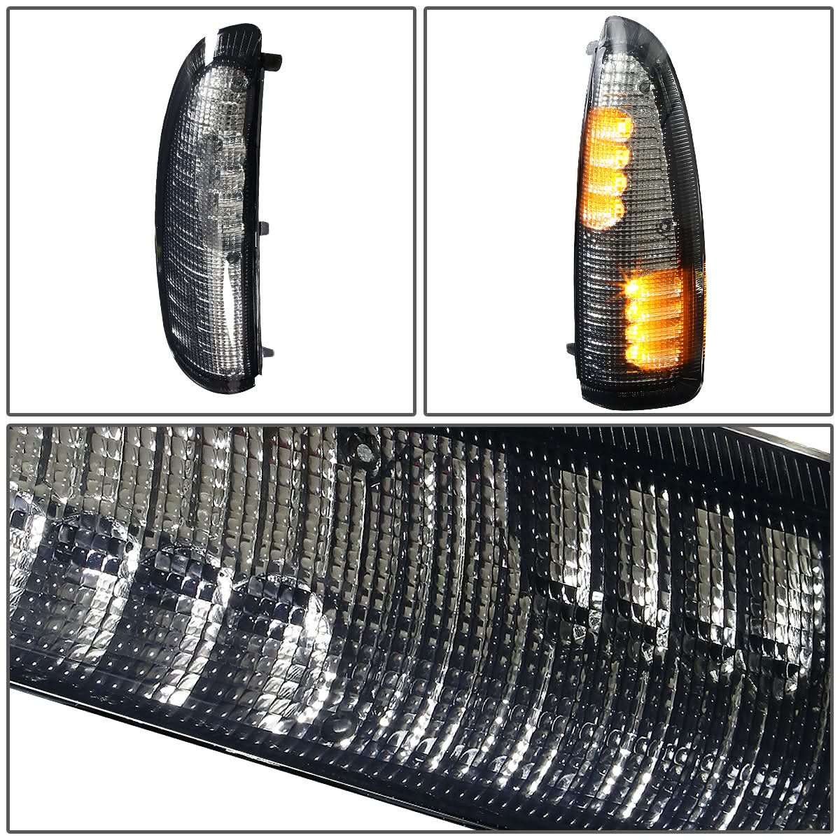 2000-2007 Ford F-250 F-350 Towing Mirror Side Lights - Smoke Amber LED