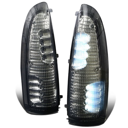 00-07 Ford F-250 F-350 Towing Mirror Side Lights - Smoke White LED
