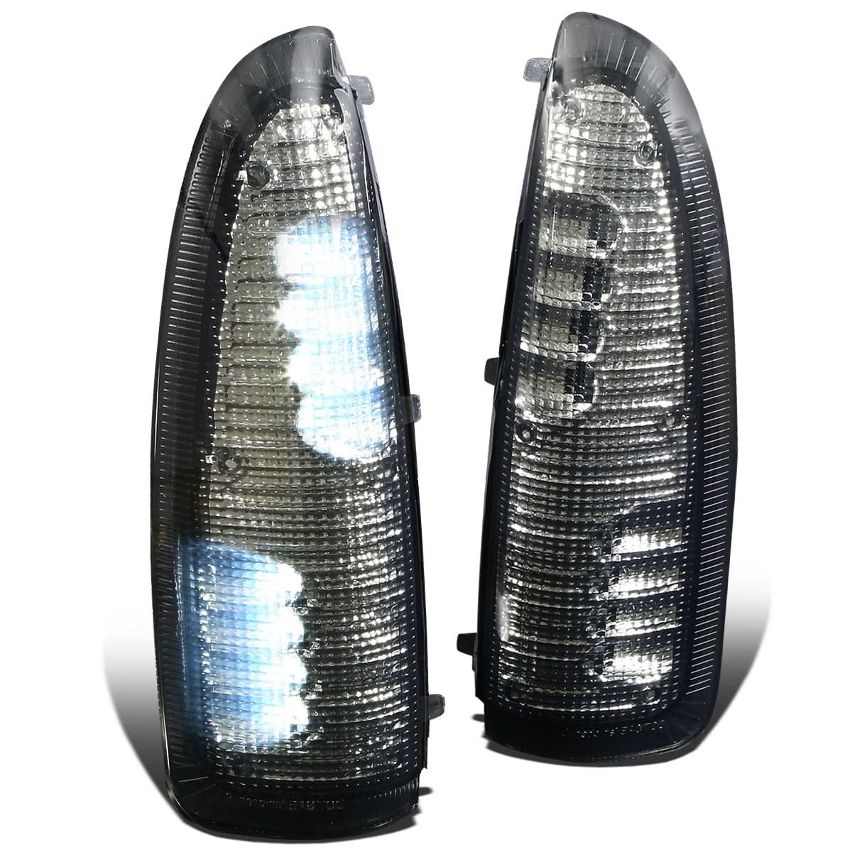 00-07 Ford F-250 F-350 Towing Mirror Side Lights - Smoke White LED