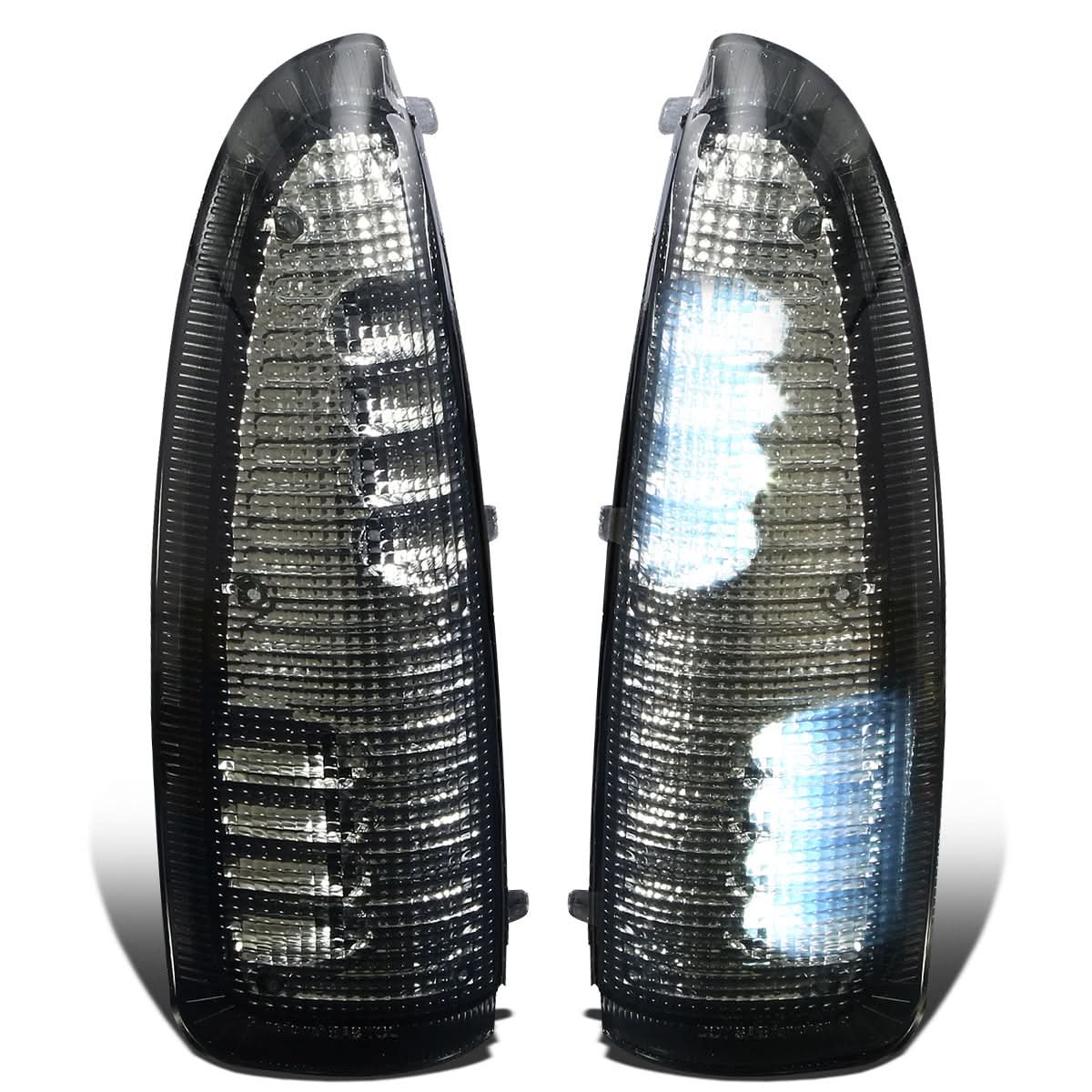 00-07 Ford F-250 F-350 Towing Mirror Side Lights - Smoke White LED