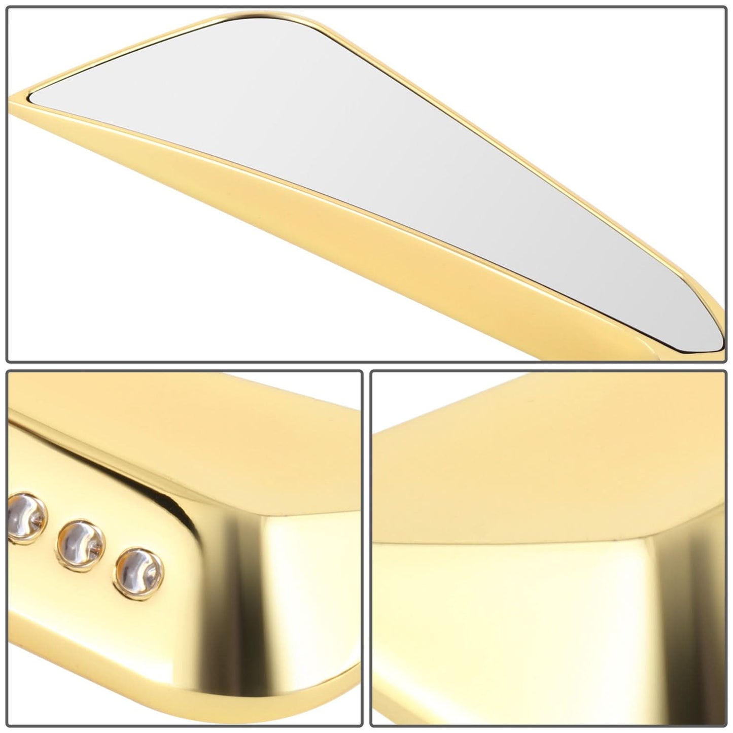 Motorcycle Rose Gold Rearview Mirror
