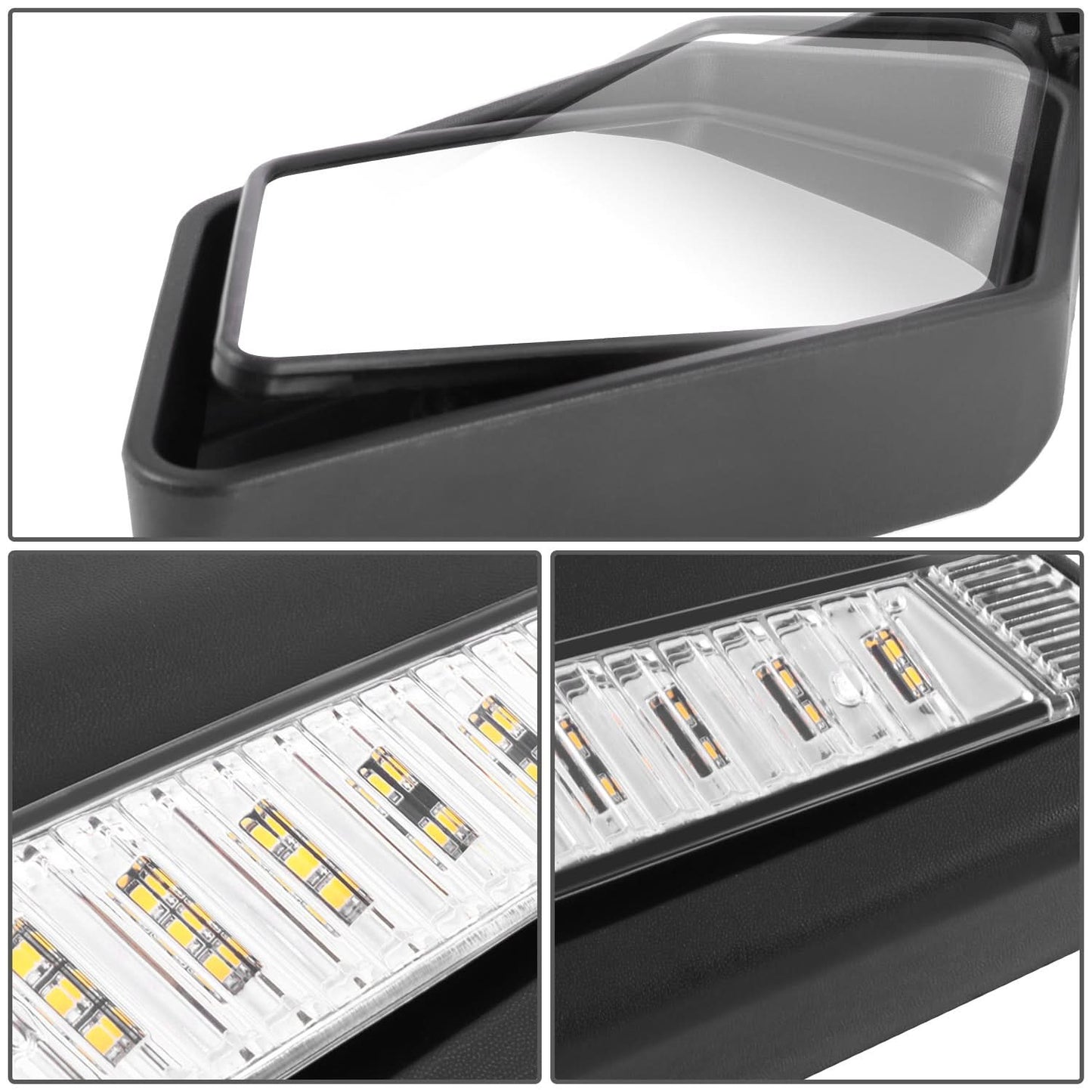 Universal UTV Side Mirror with LED Light