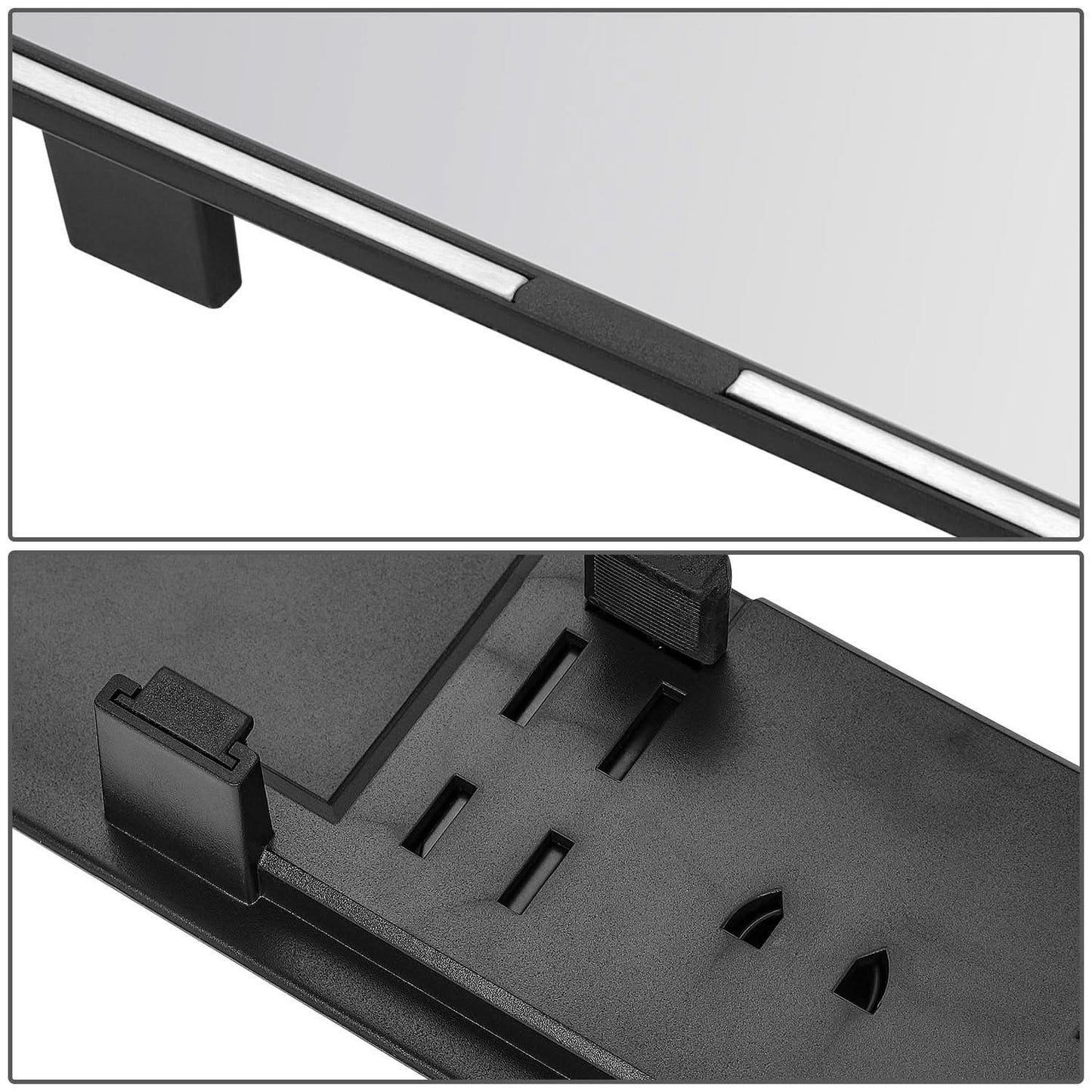 Universal Flat Panoramic Wide Angle Rear View Mirror 11.8"