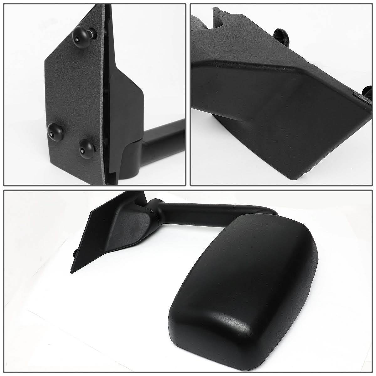 03-18 Chevy Express GMC Savana Manual Side Mirror Right Black