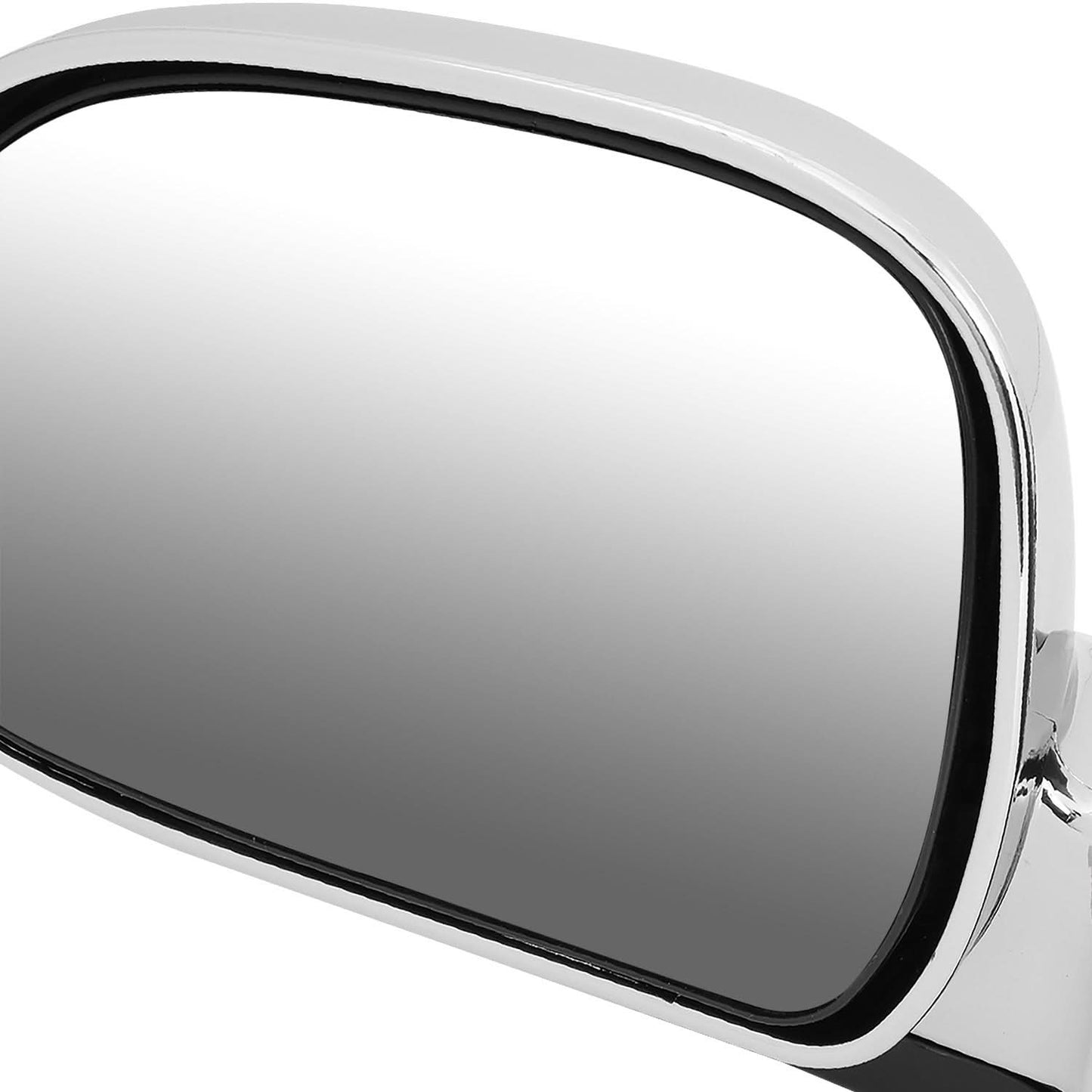 88-02 Chevrolet C/K Series Manual Power Side Mirror Left Black
