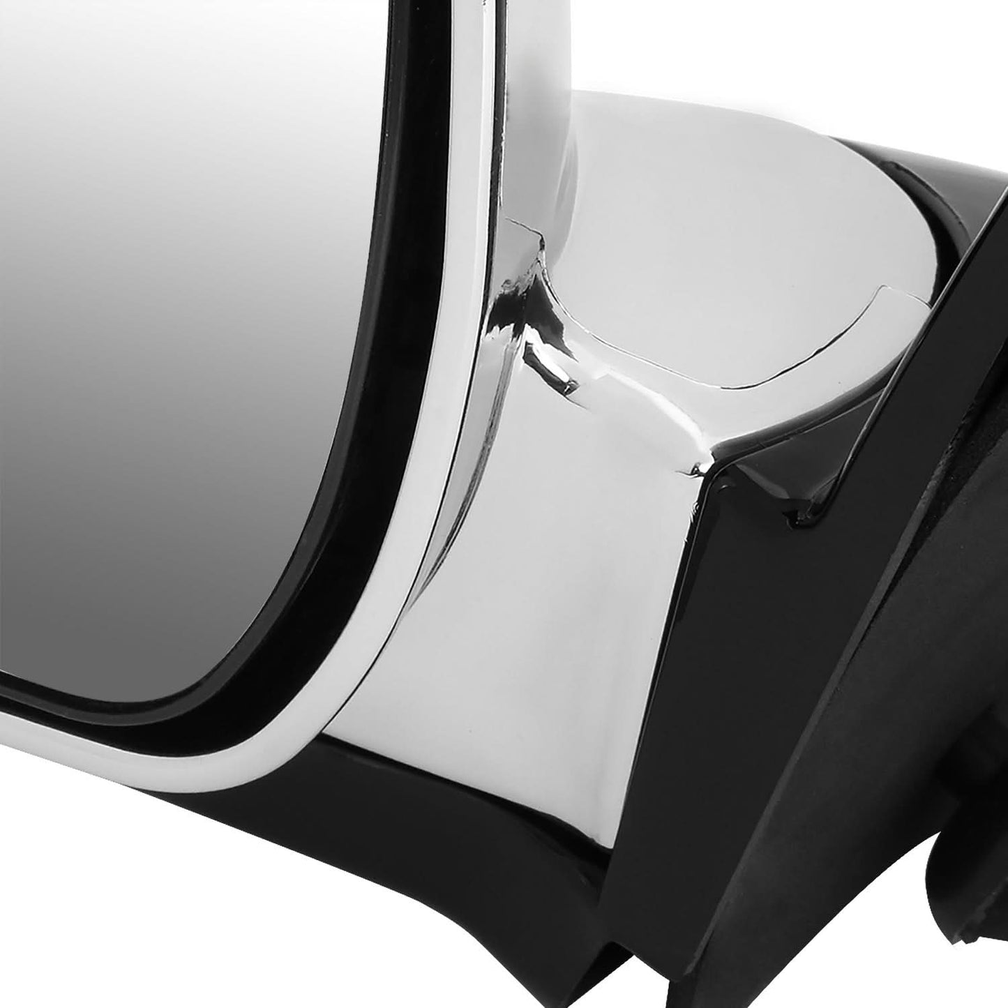 88-02 Chevrolet C/K Series Manual Power Side Mirror Left Black