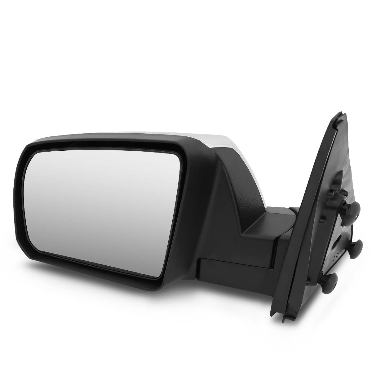 07-16 Toyota Tundra QE Style Manual Side Mirror - Chrome